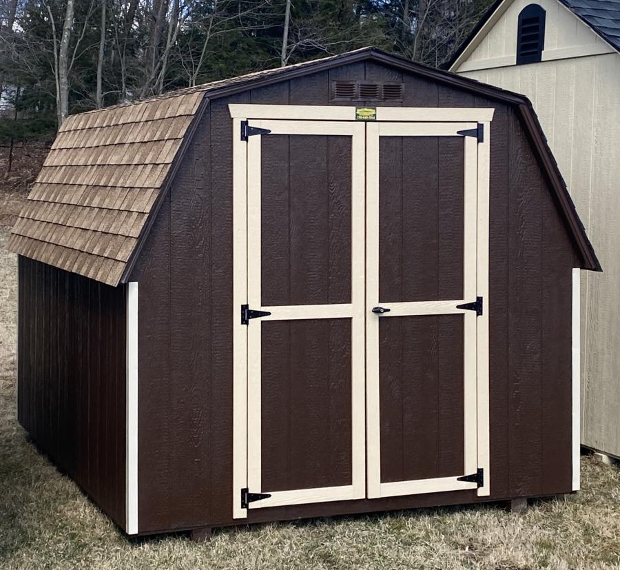 8X10 economy mini barn Rocky Mountain Sheds